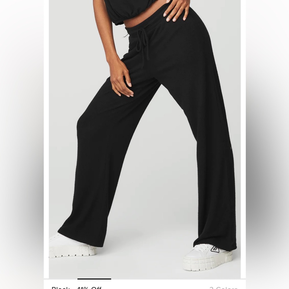 Alolux High-Waist Soho Wide Leg Pant
